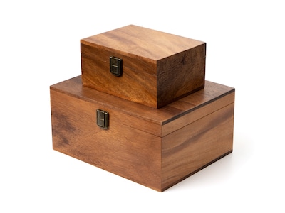 Trälåda med Egen Text