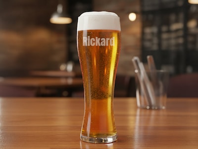 Spiegelau hveteølglass med gravering - Egen tekst