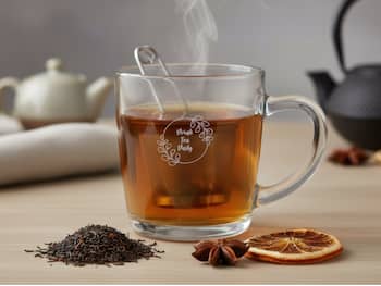 Glaskrus med Gravering - Egen Tekst