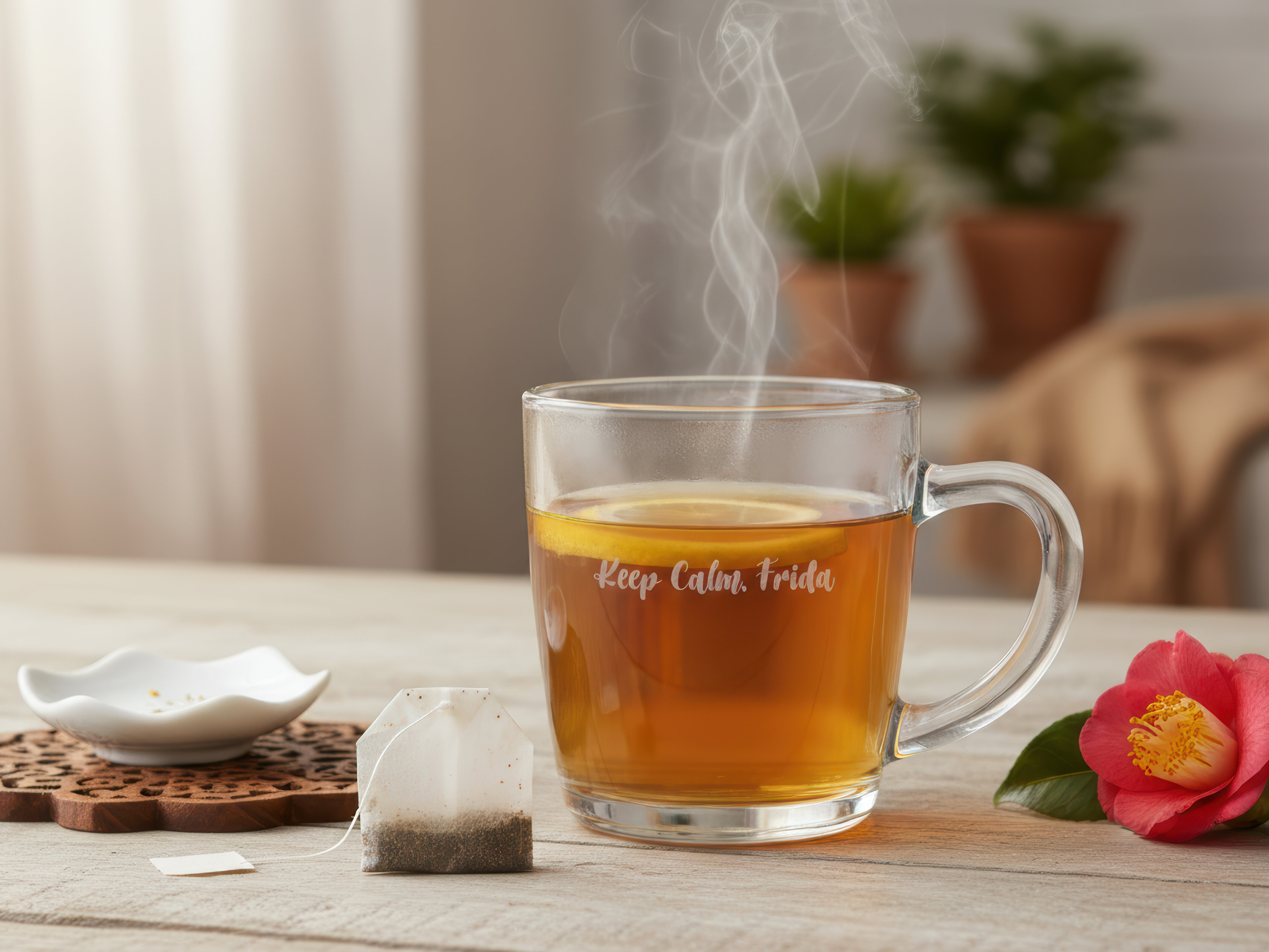 Glasmugg med Gravyr - Egen Text