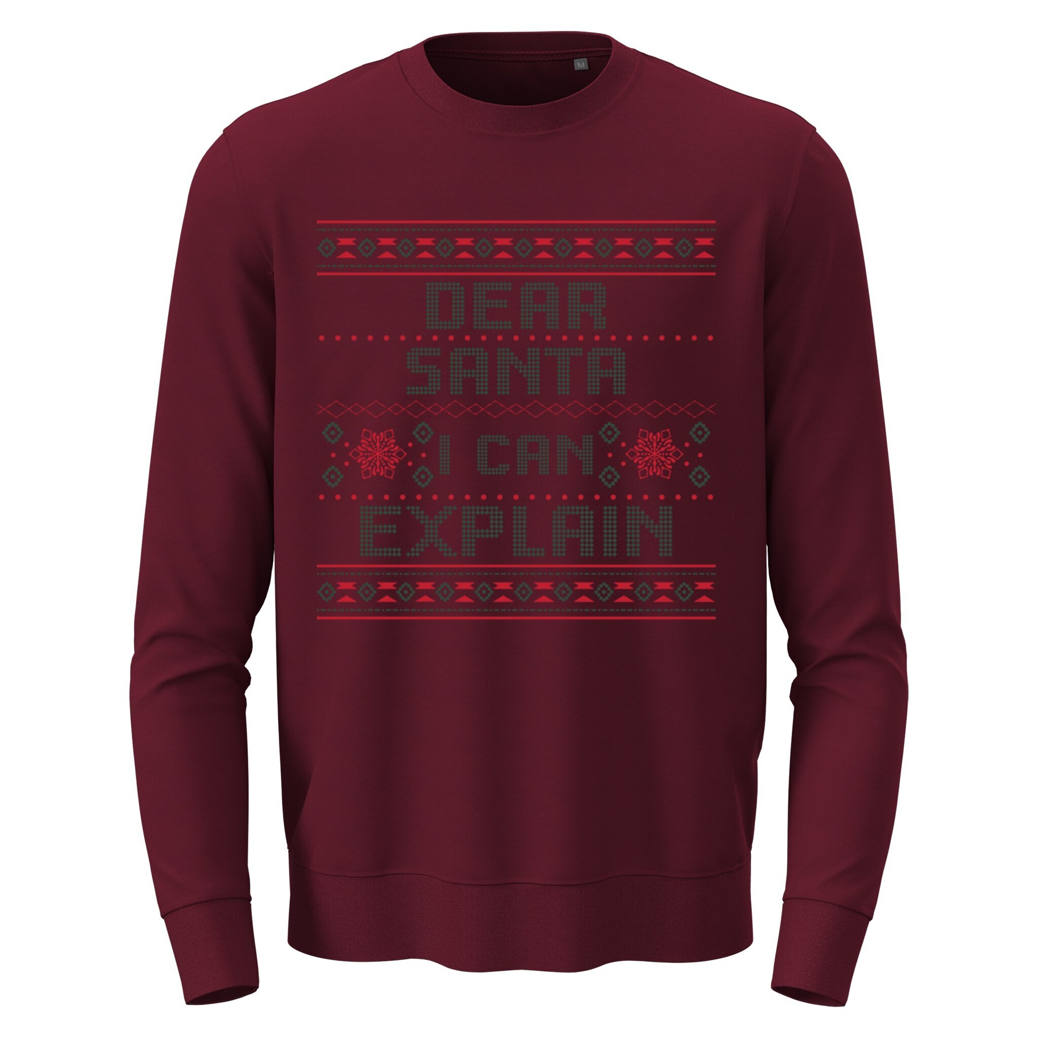 Genser med egen tekst - juledesign