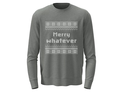 Genser med egen tekst - juledesign