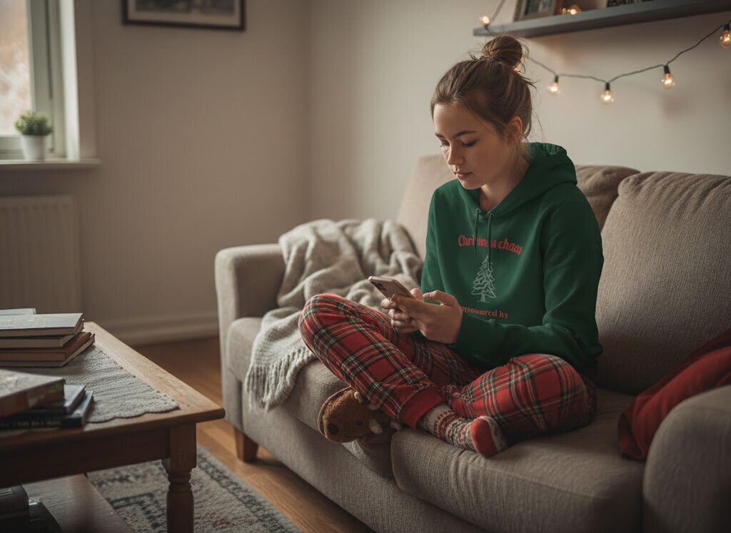 Huppari Omalla Tekstillä - Jouluteema