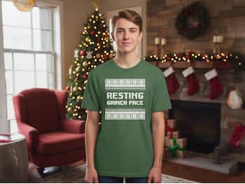 T-shirt med Egen Text - Julmotiv