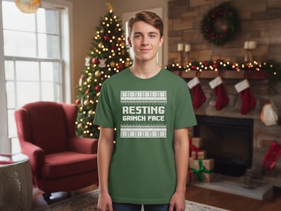 T-shirt med Egen Text - Julmotiv