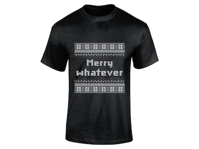 T-shirt med Egen Text - Julmotiv