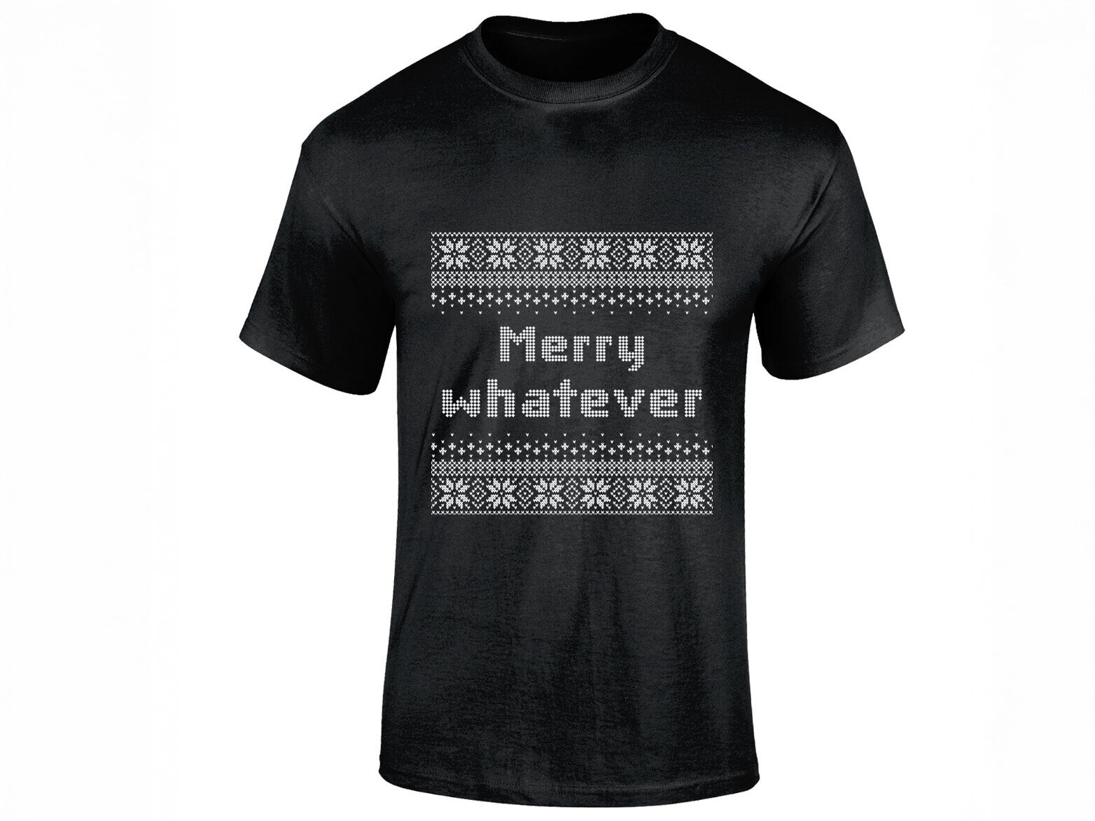 T-shirt med Egen Tekst - Julemotiv