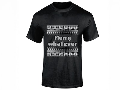 T-shirt med Egen Tekst - Julemotiv