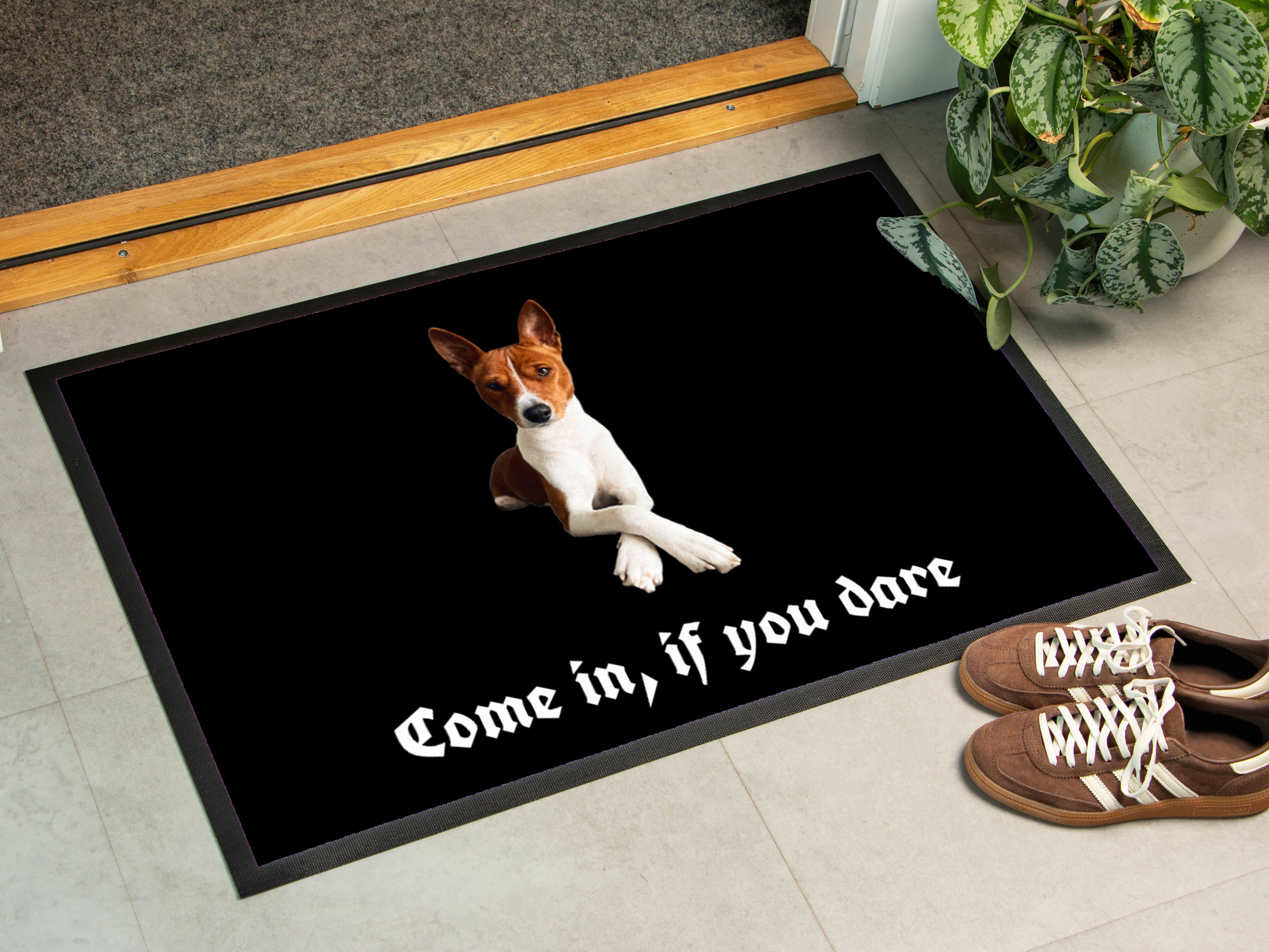 Dørmatte med egen tekst