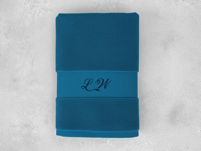 Handduk med Brodyr - Egen Text (140x70 cm)