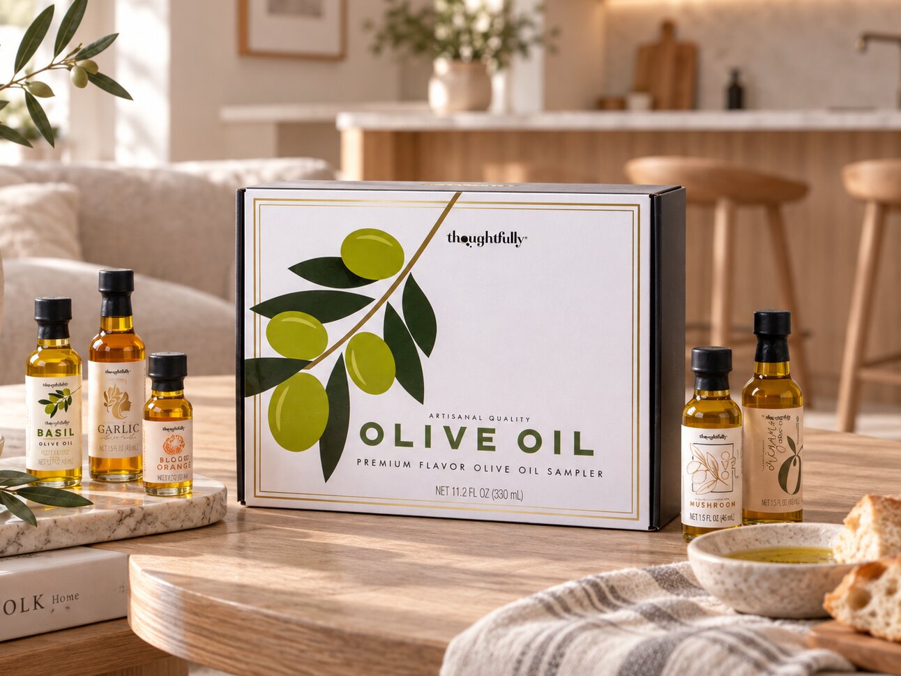Gaveæske med olivenolie - Thoughtfully