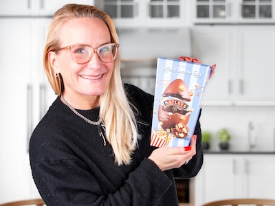 Baileys Toffee Popcorn Påskeæg