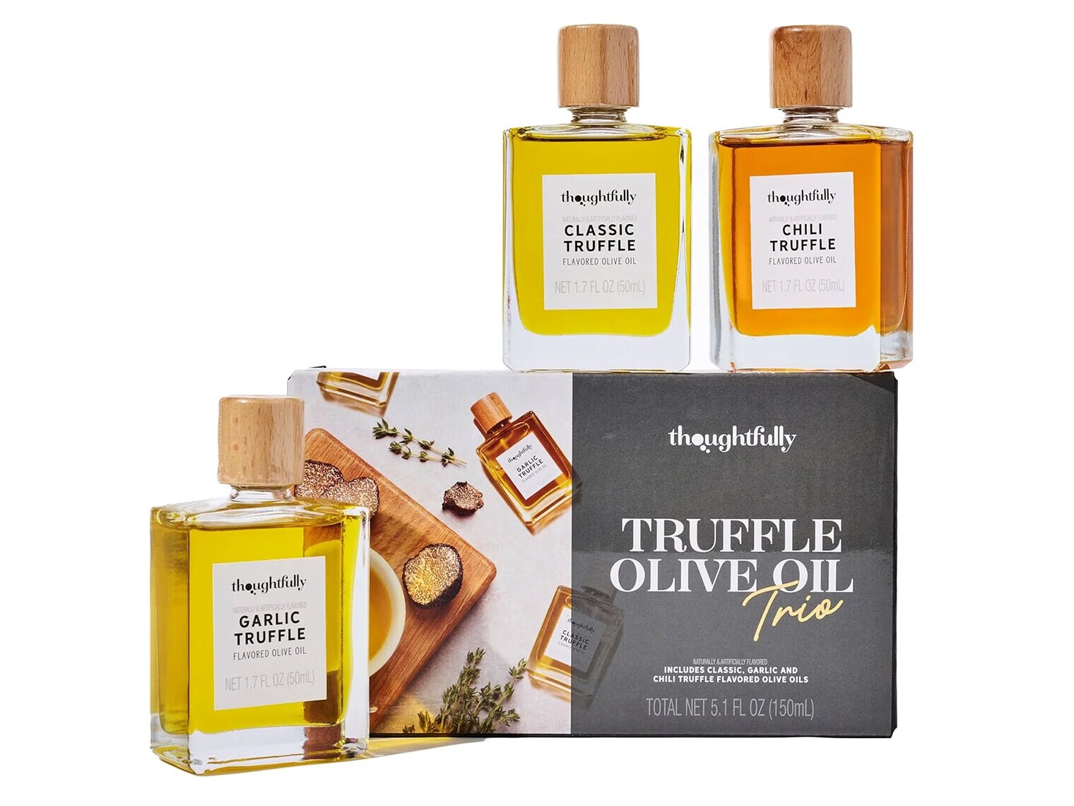 Gaveæske truffle olive oil trio - Thoughtfully