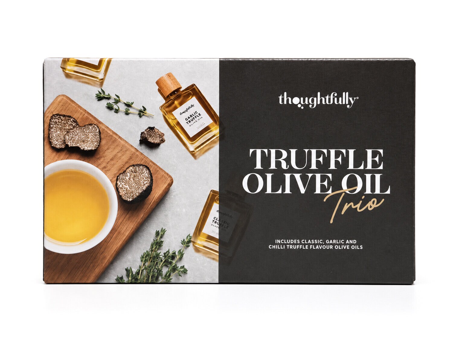 Gaveæske truffle olive oil trio - Thoughtfully