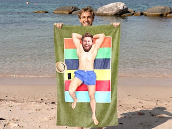 Badlakan med Eget Foto - Roligt Tryck