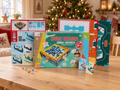 BYO marble labyrinth adventskalender