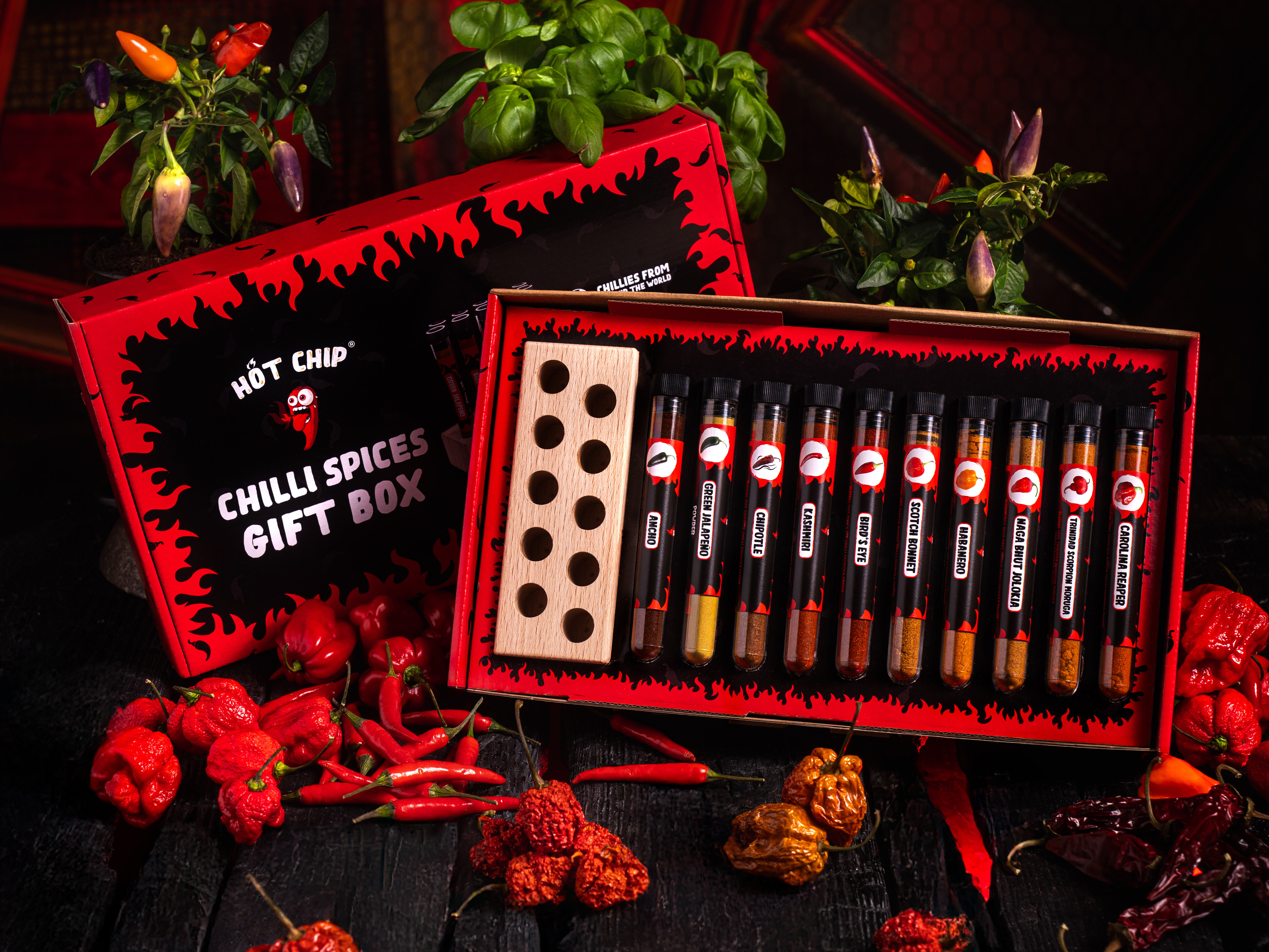 Hot Chip Chilli Spice Geschenkbox