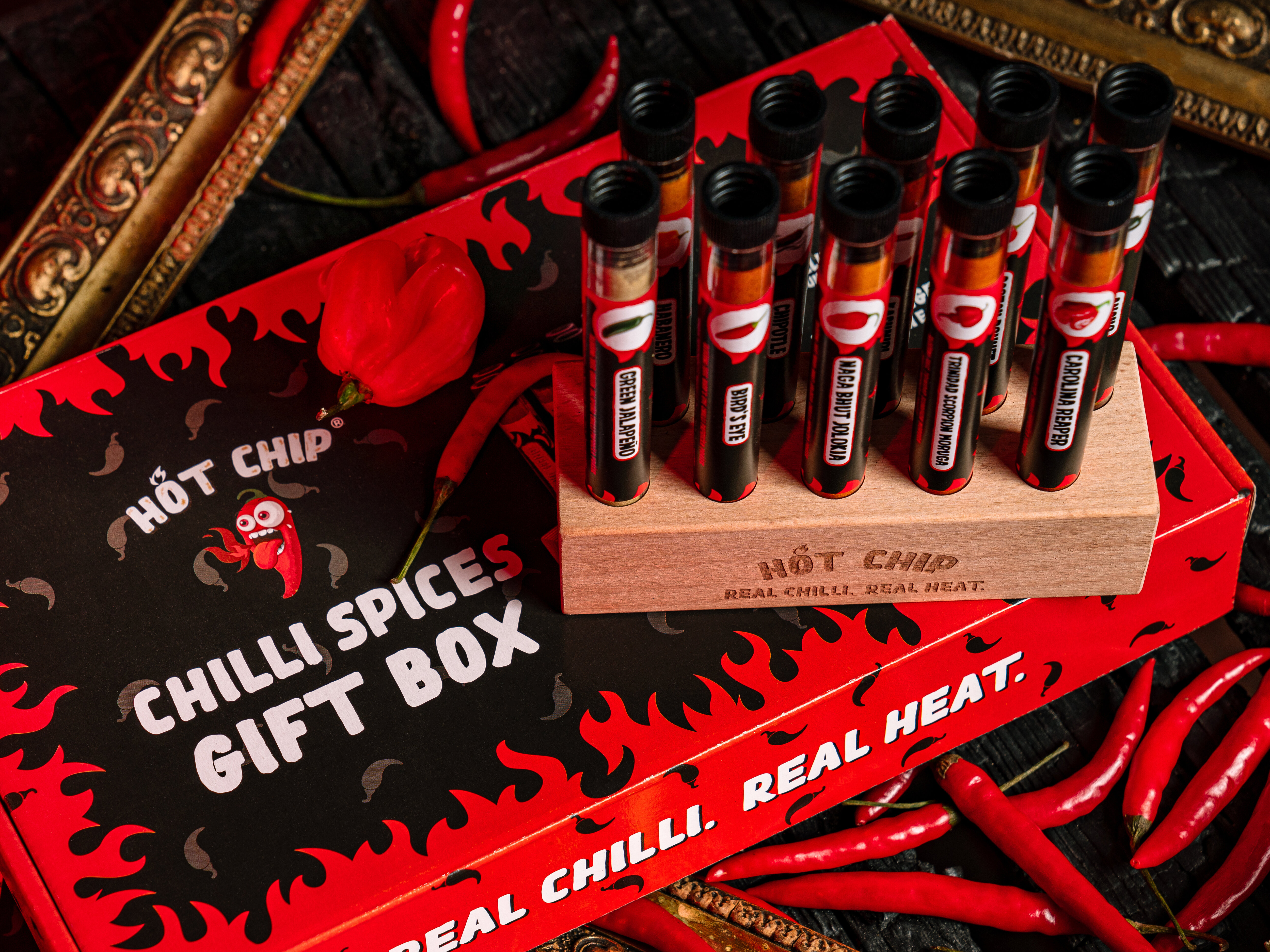 Hot Chip Chilli Spice Geschenkbox