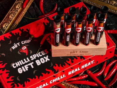 Hot Chip Chilli Spice Geschenkbox