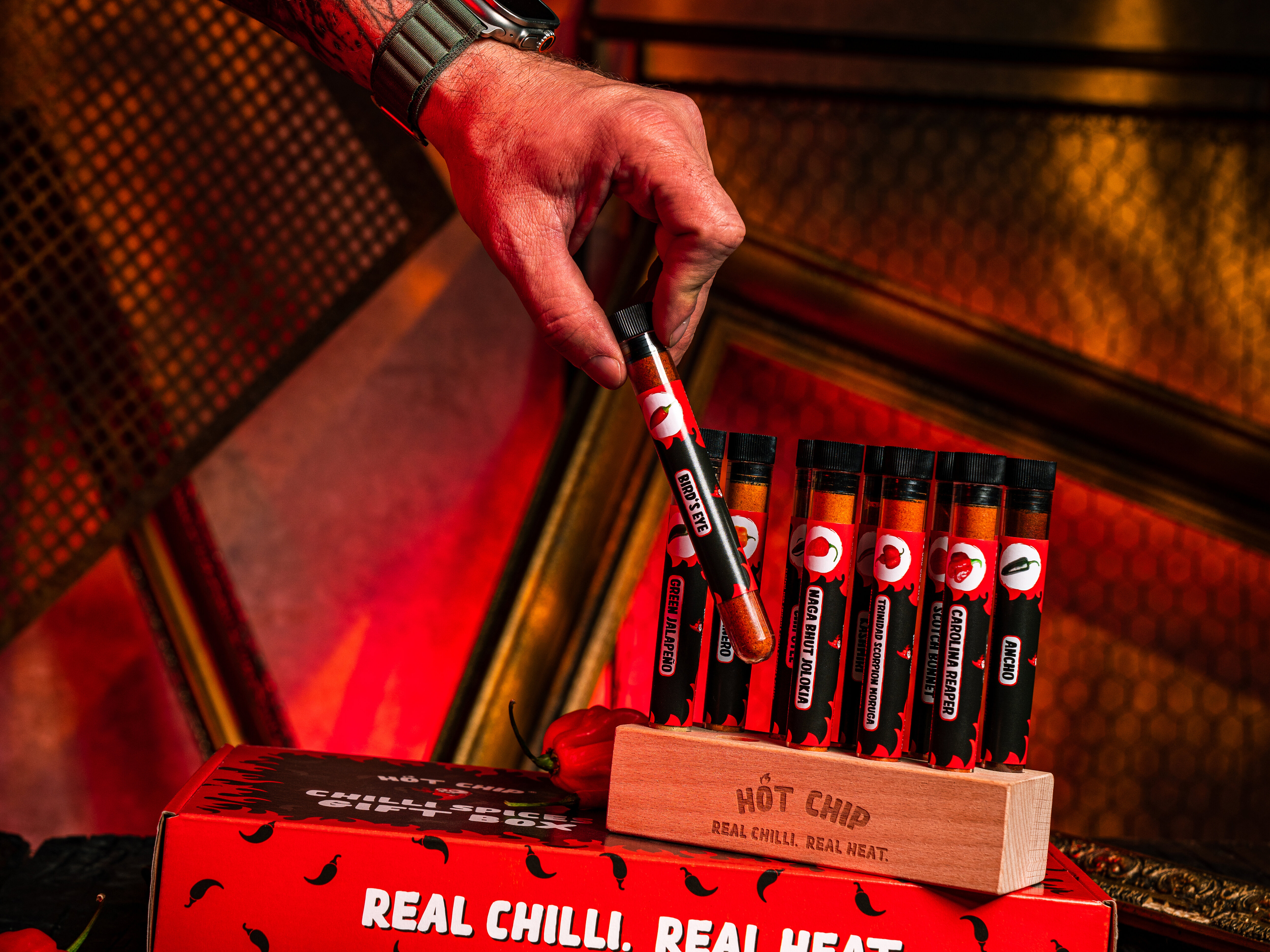 Hot Chip Chilli Spice Geschenkbox