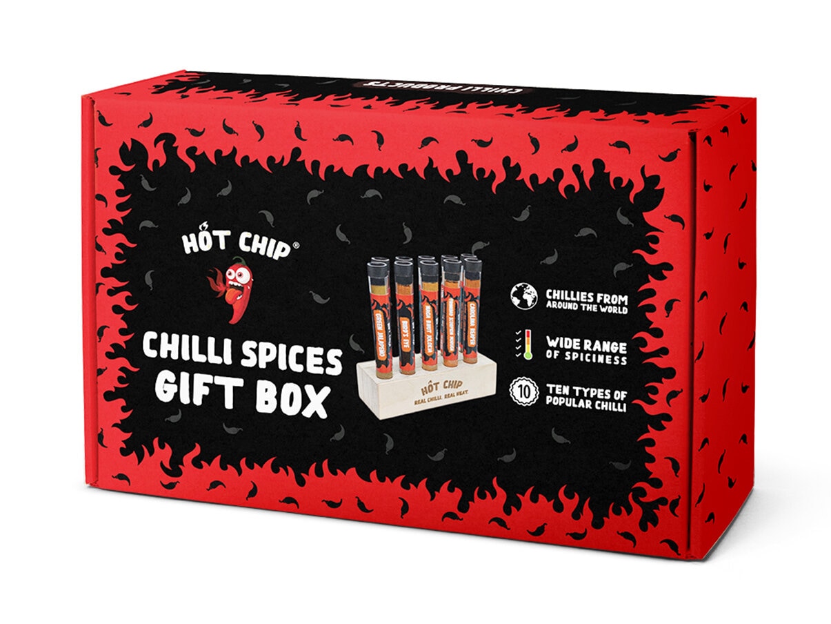 Hot Chip Chilli Spice Geschenkbox