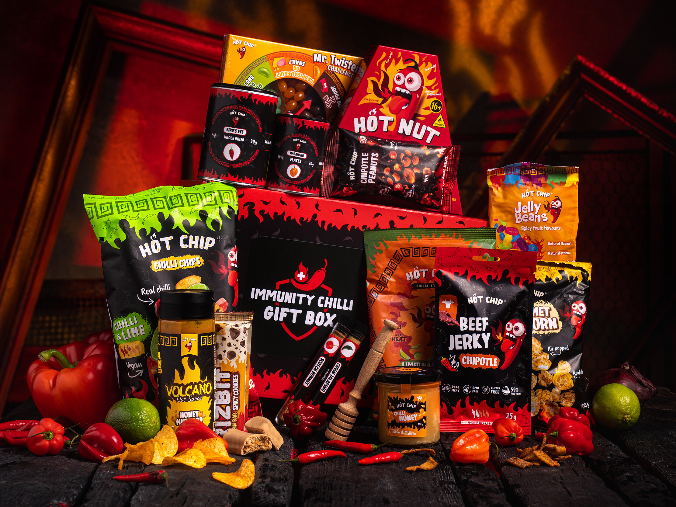 Hot Chip Immunity Chilli Geschenkbox