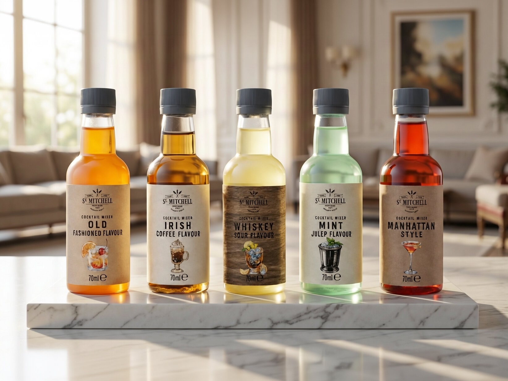 Gaveæske med drinksmixere: Whiskey cocktail mixers - Thoughtfully