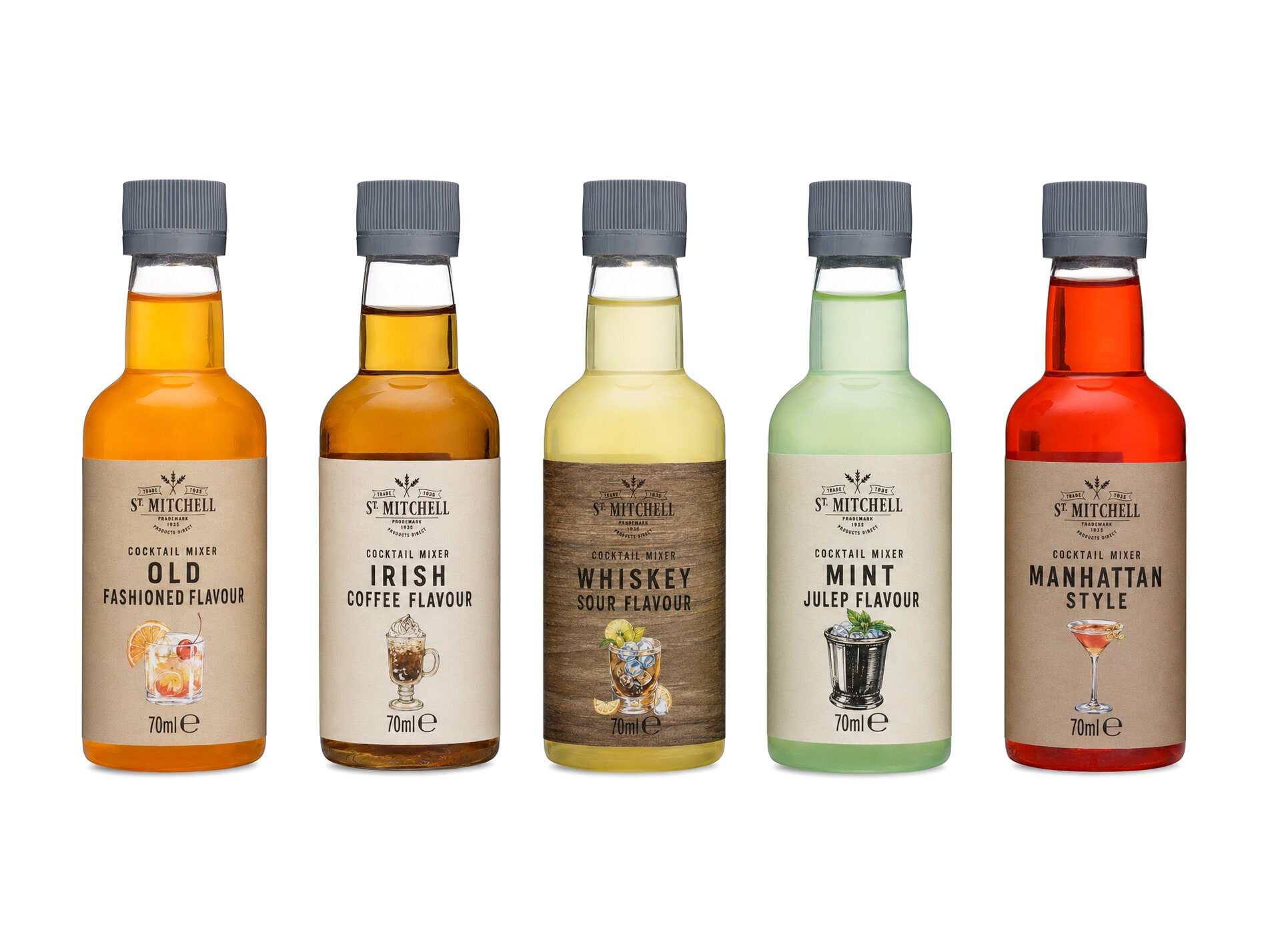 Gaveæske med drinksmixere: Whiskey cocktail mixers - Thoughtfully