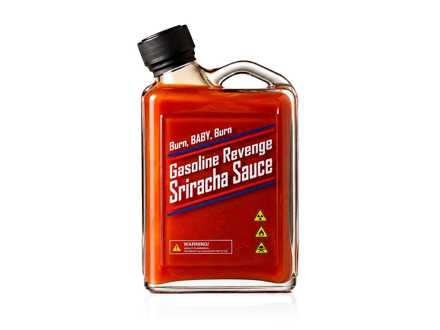 Gas tank sriracha hot sauce - Thoughtfully
