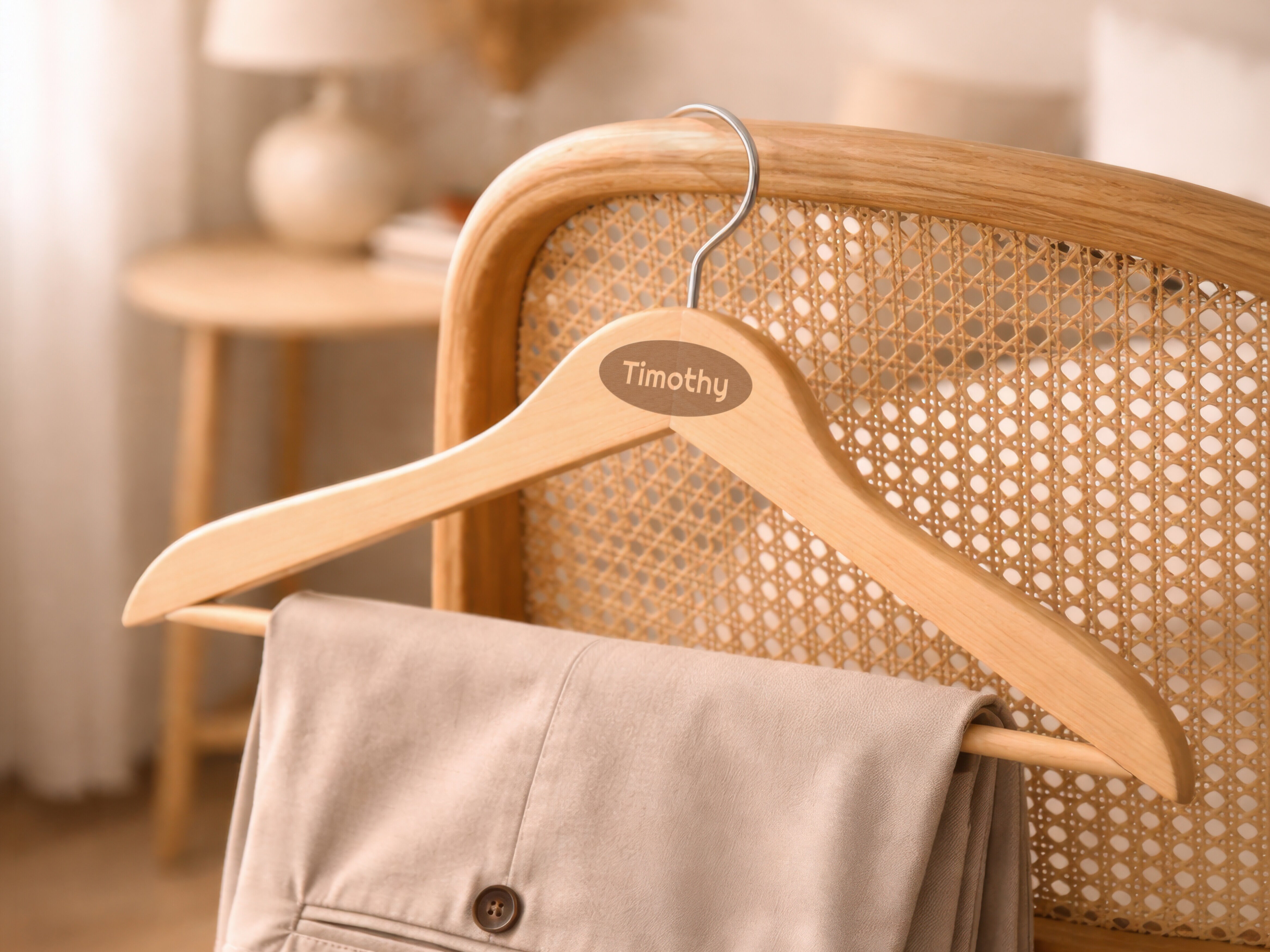 Galge i Trä med Gravyr - Egen Text