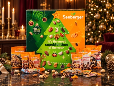 Seeberger adventskalender med nötter & snacks