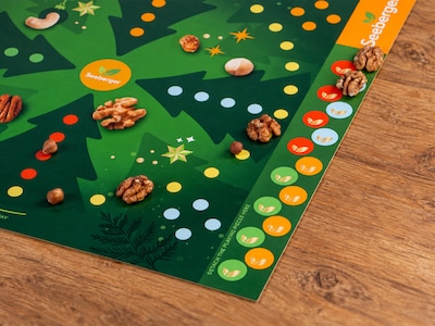 Seeberger julekalender med nøtter & snacks