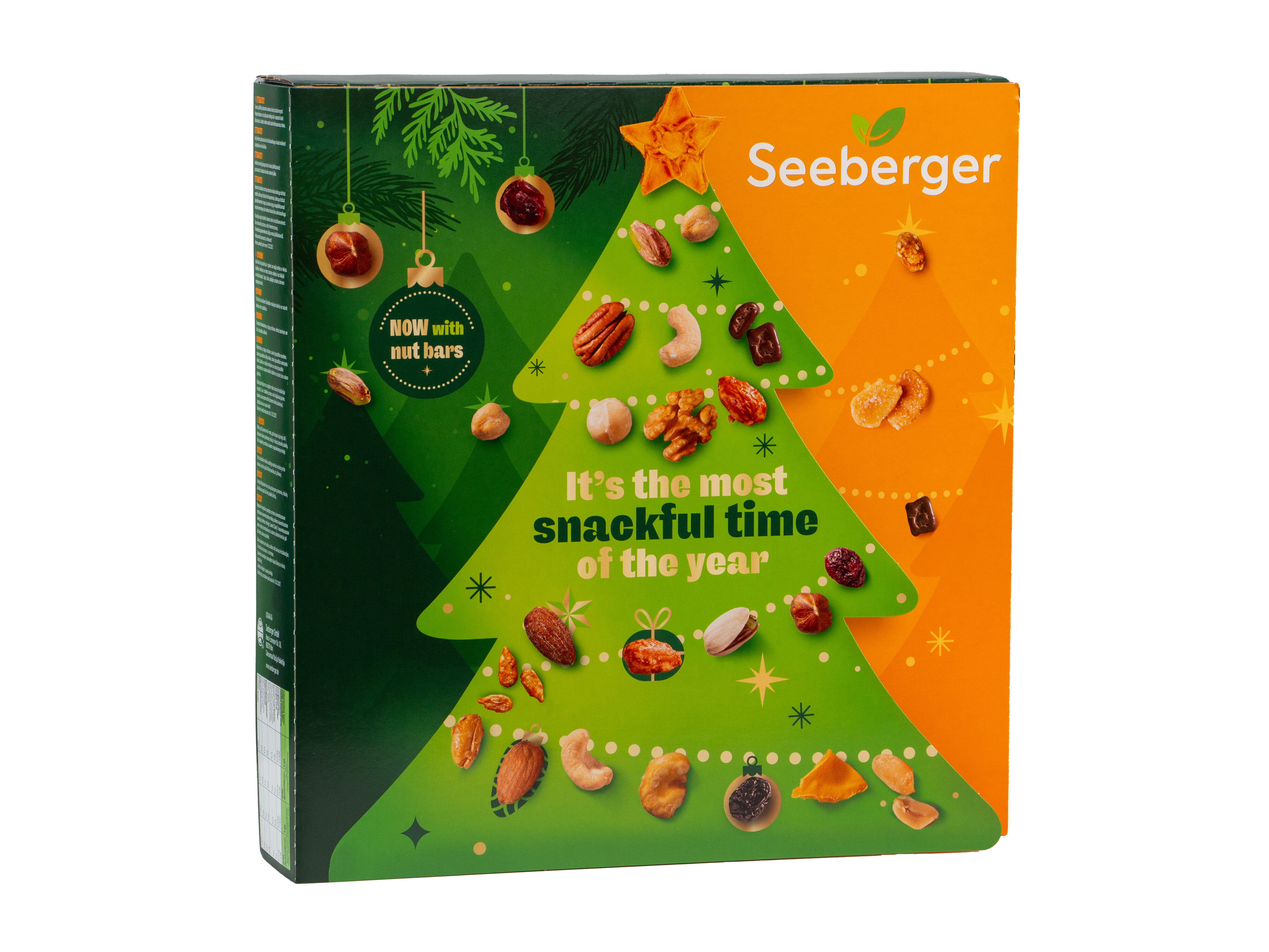 Seeberger julekalender med nøtter & snacks