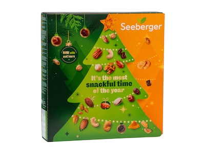 Seeberger julekalender med nøtter & snacks