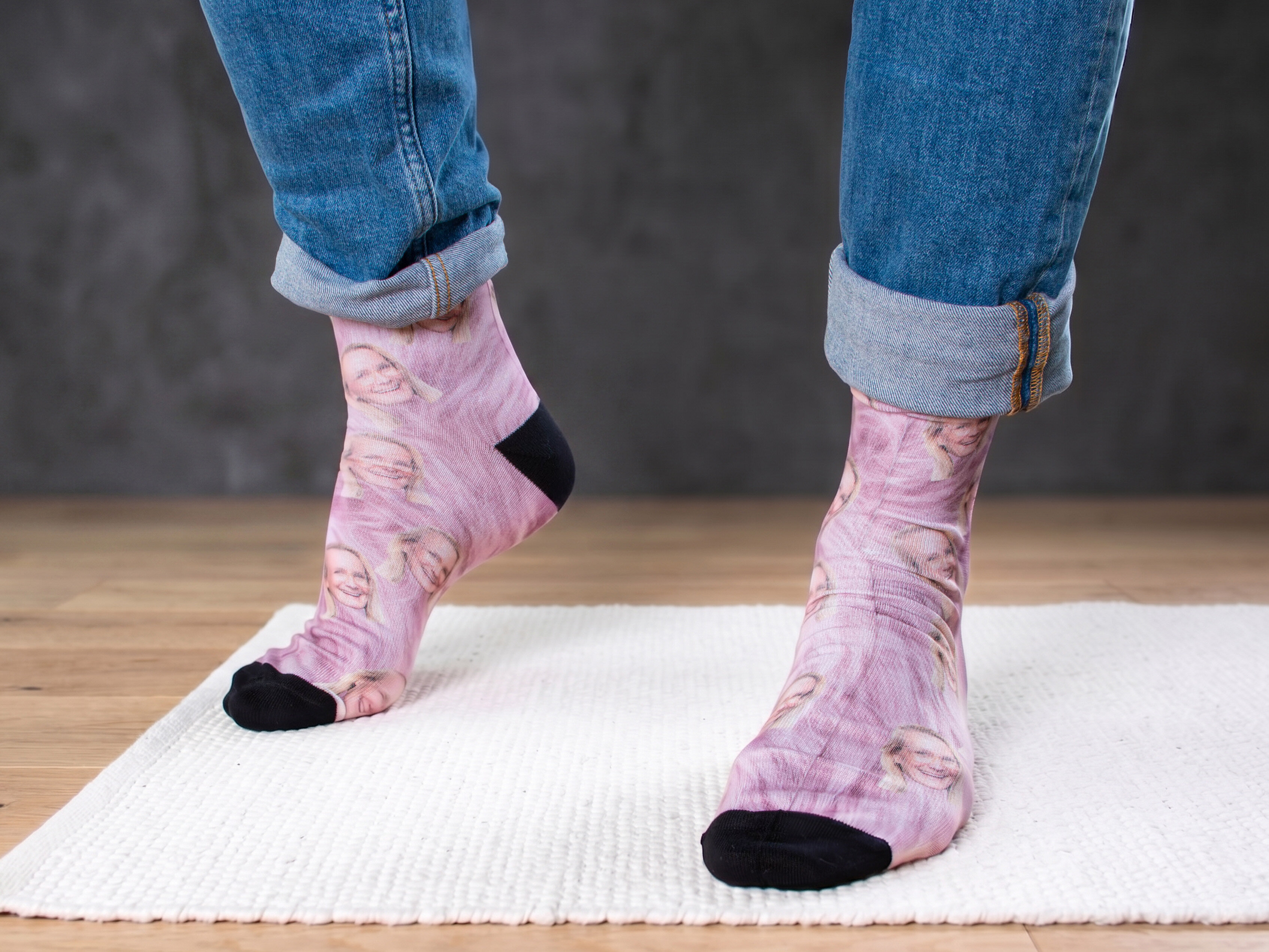 Sokker med eget foto