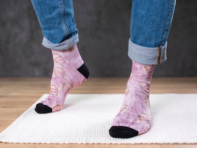 Sokker med eget foto