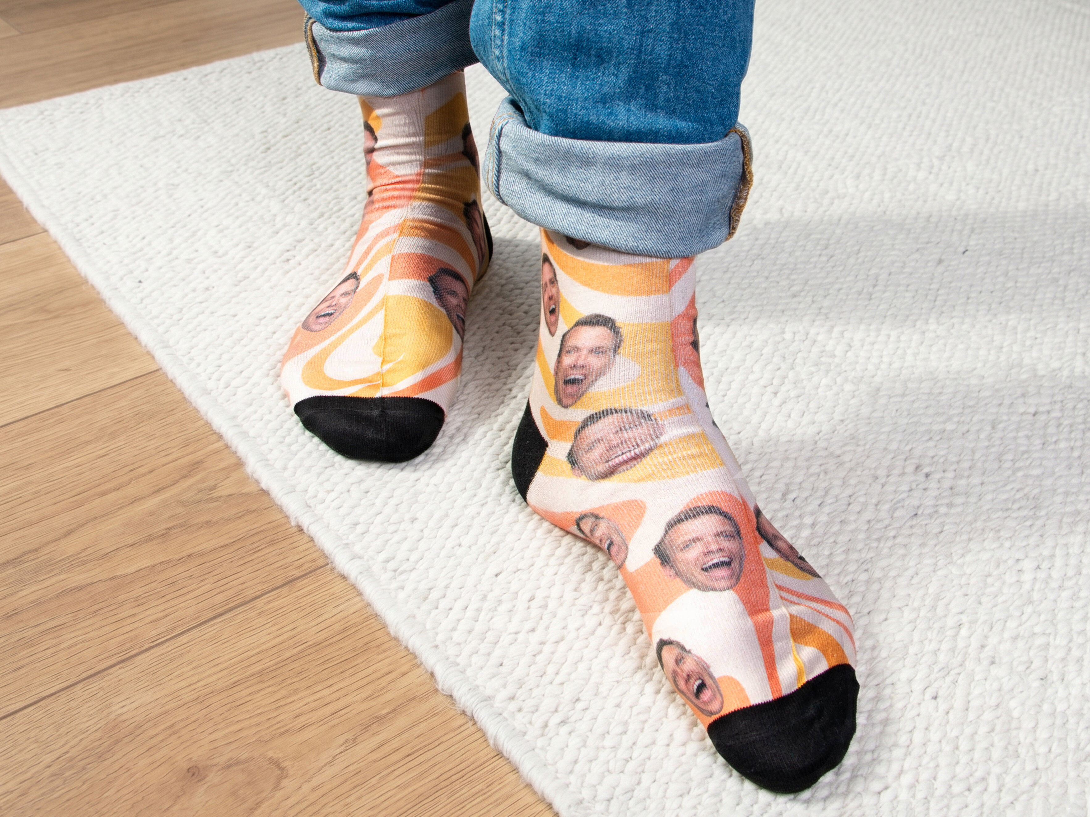 Sokker med eget foto