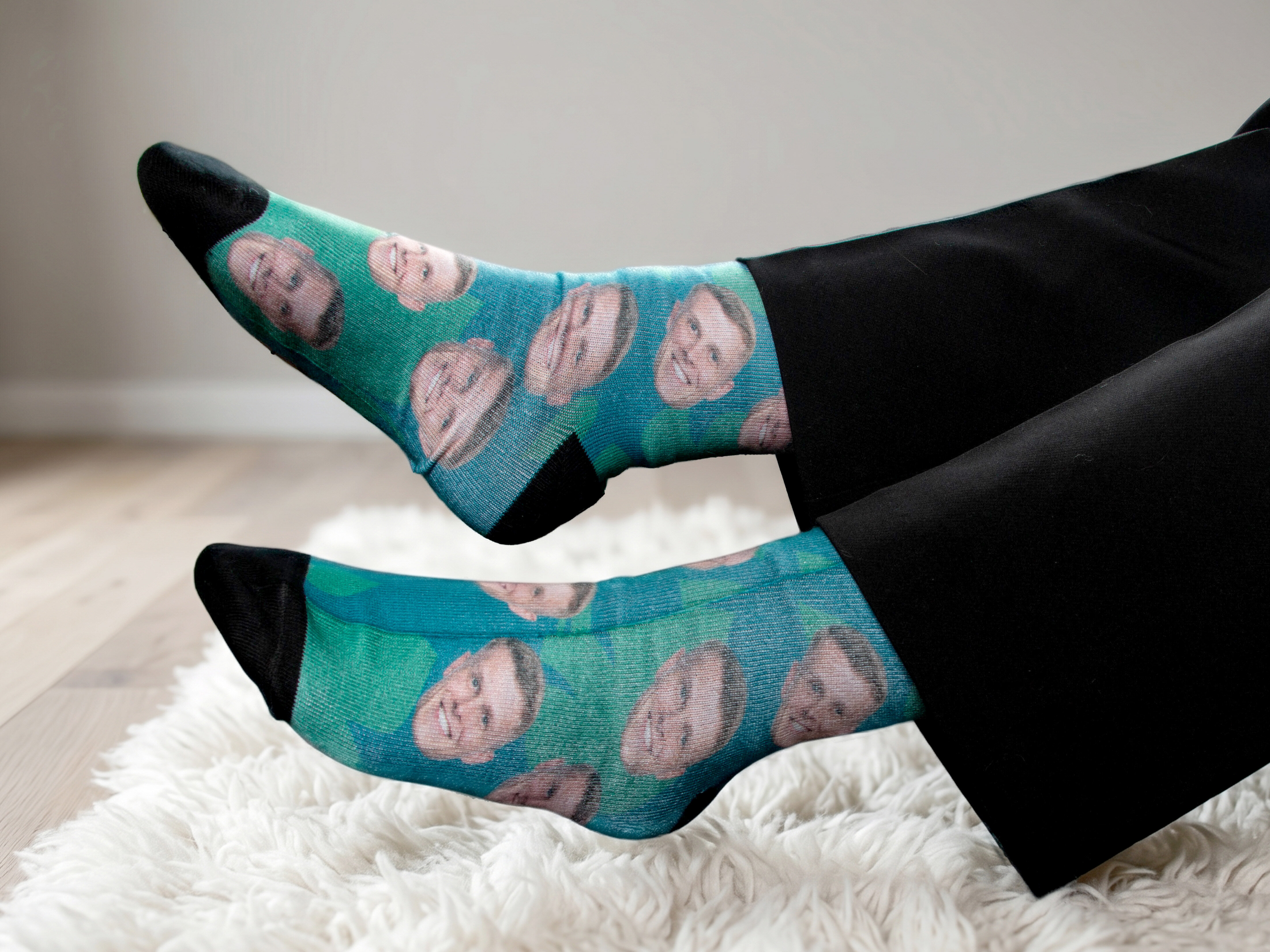 Sokker med eget foto