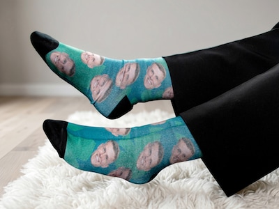 Sokker med eget foto