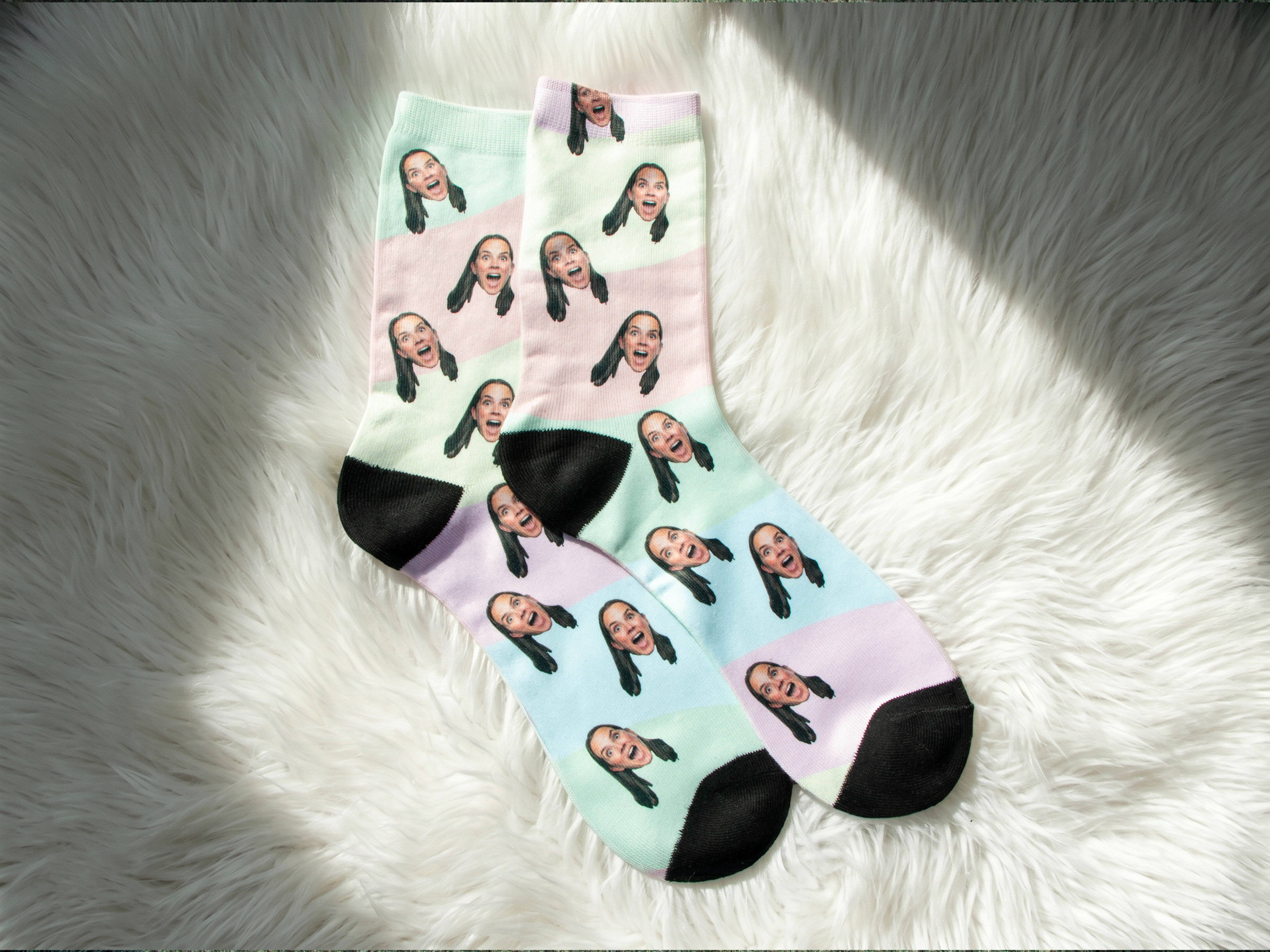 Sokker med eget foto