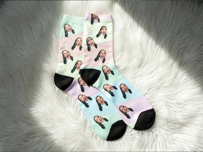 Sokker med eget foto