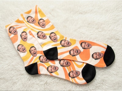 Sokker med eget foto