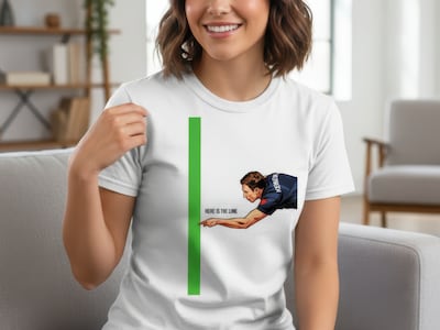 T-shirt med egen tekst - Curling