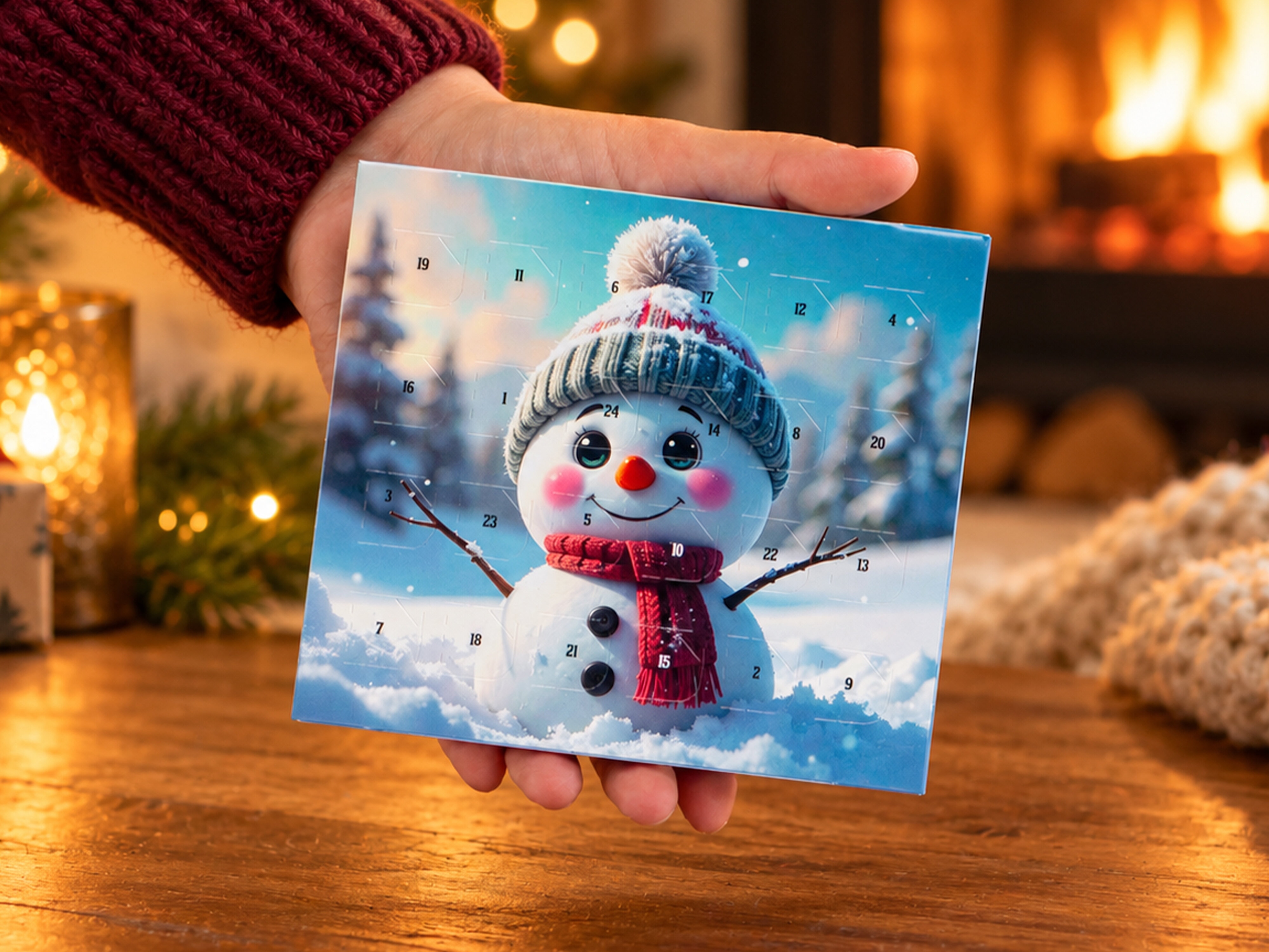 Snemand mini-chokoladekalender