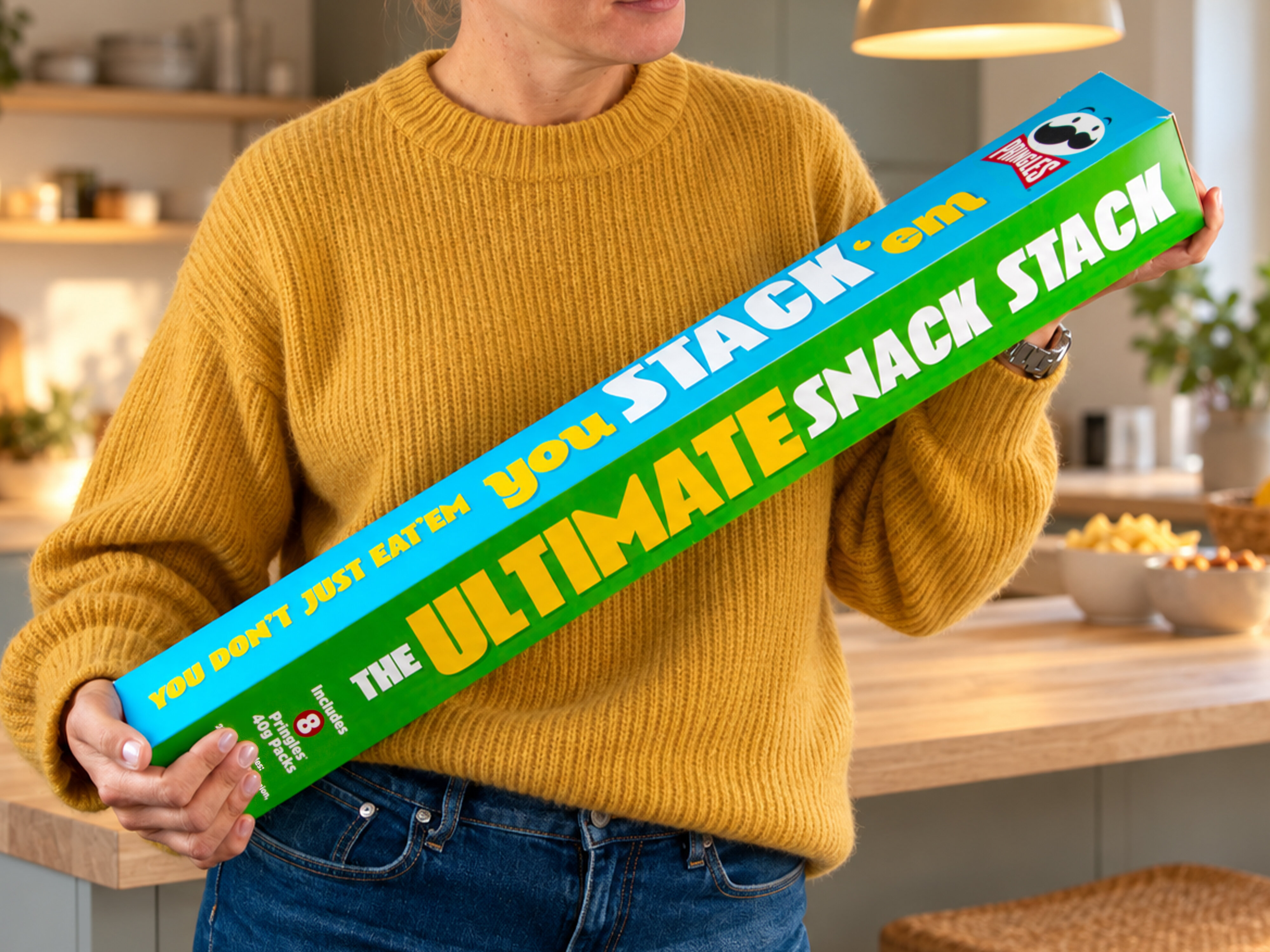 Pringles Geschenkbox Snack Stack