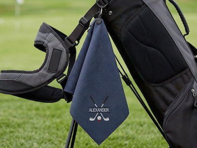 Players towel golfhandduk med personlig brodyr