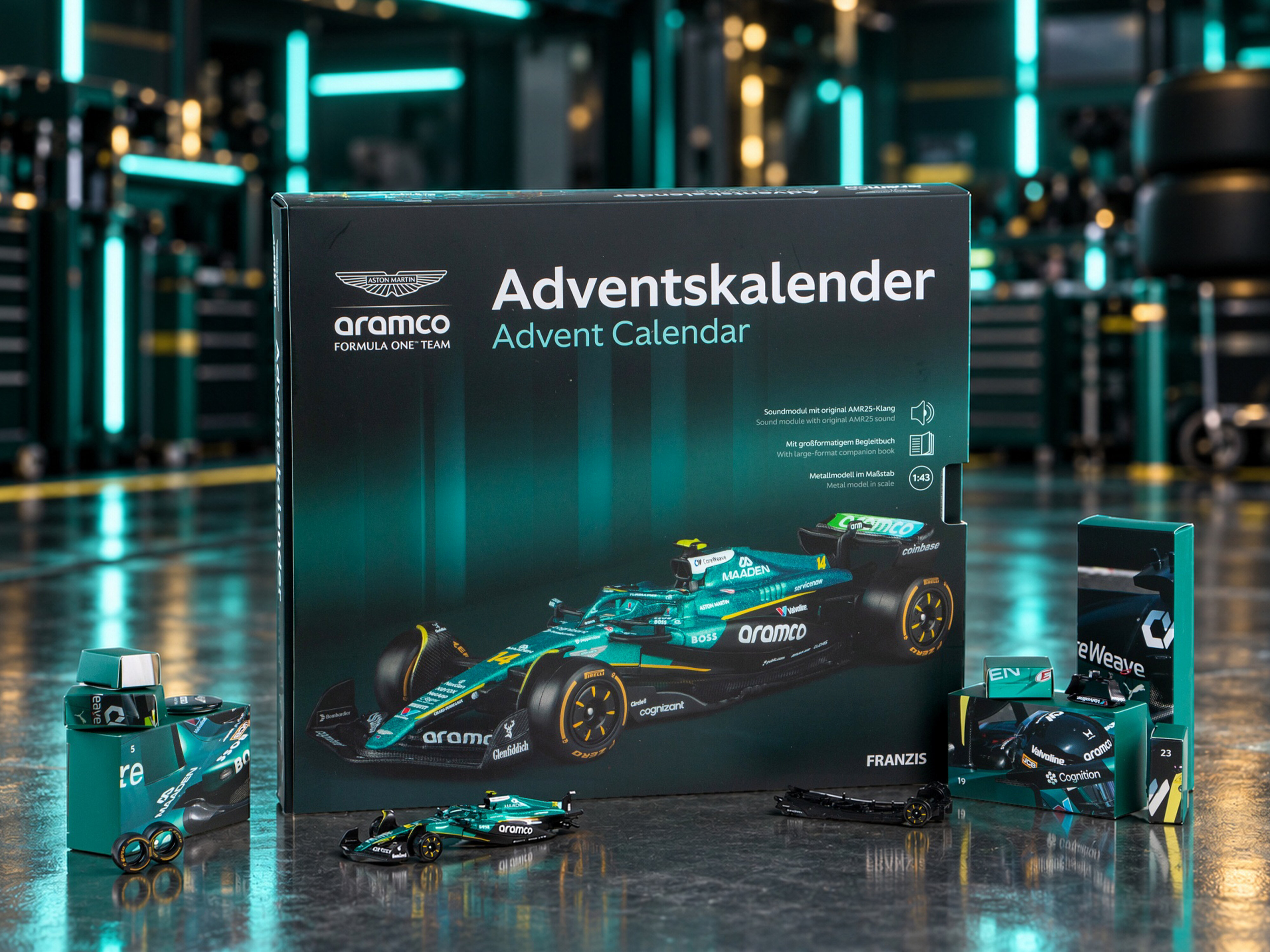 Aston Martin Aramco F1 julekalender 2026
