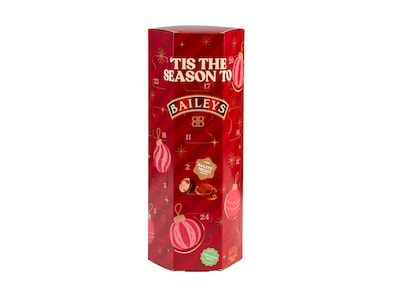 Kuusikulmainen Baileys-joulukalenteri