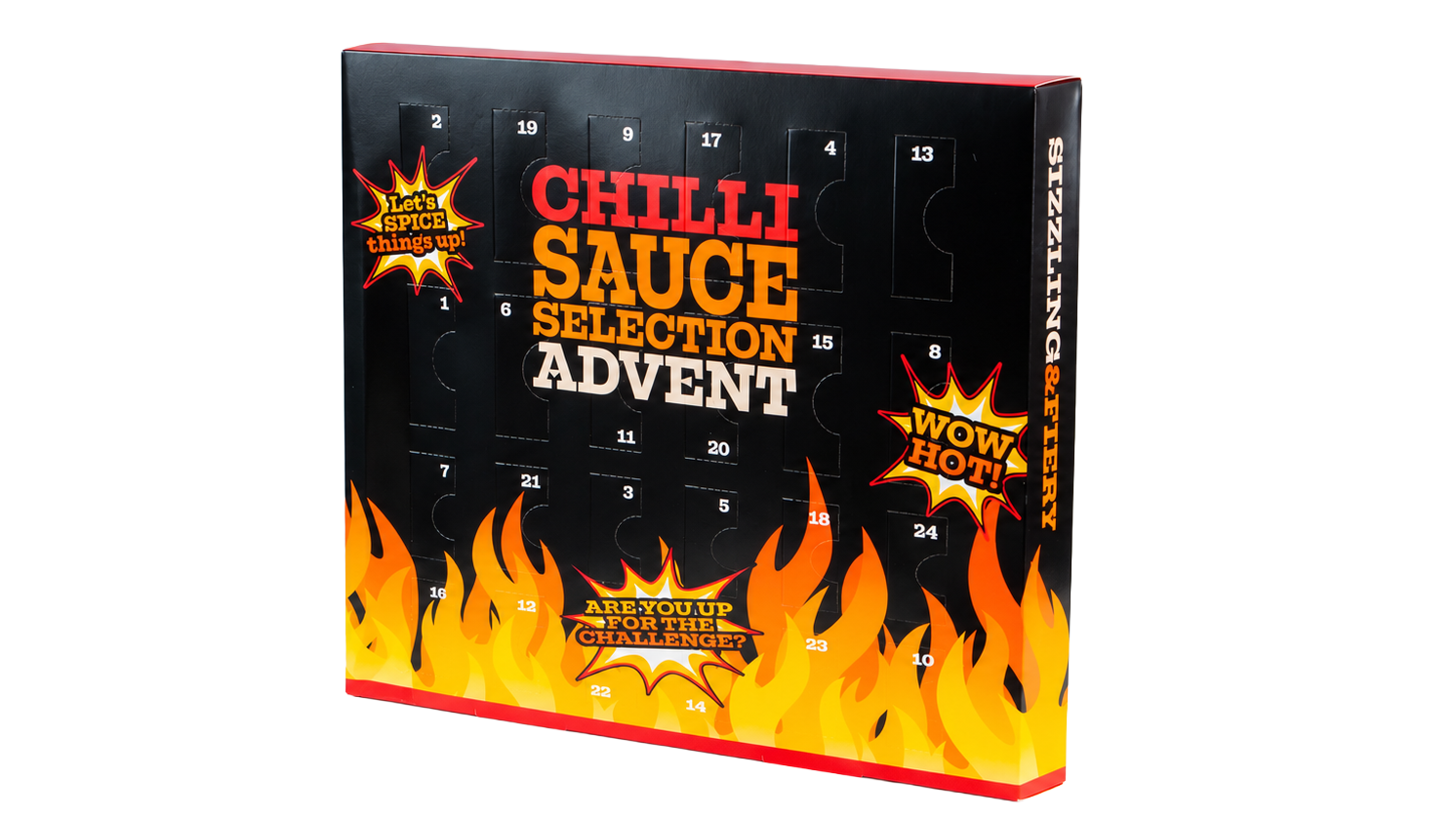Adventskalender med chilisåser