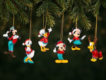 Juletrepynt Mikke mus & venner 6-pk